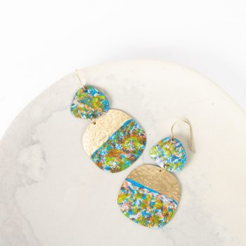 Patina drop earrings | TradeAid