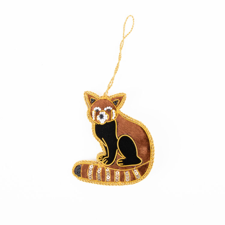Red panda hanging decoration | TradeAid