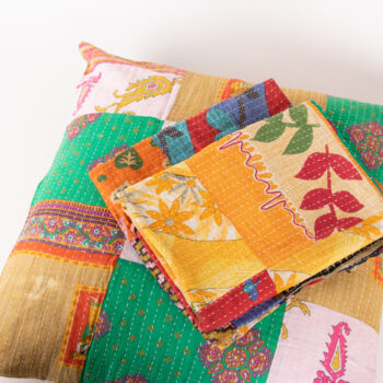 Recycled sari euro pillowcase | Gallery 1 | TradeAid