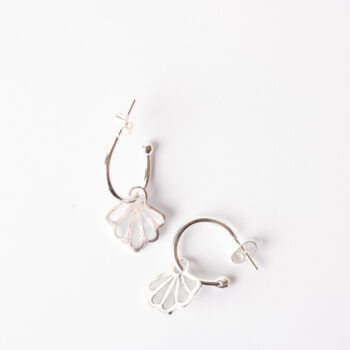 Shell charm earrings | Gallery 1