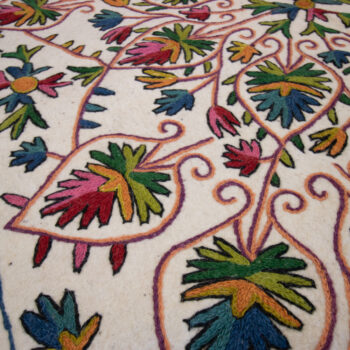 Large floral numdha rug | Gallery 1