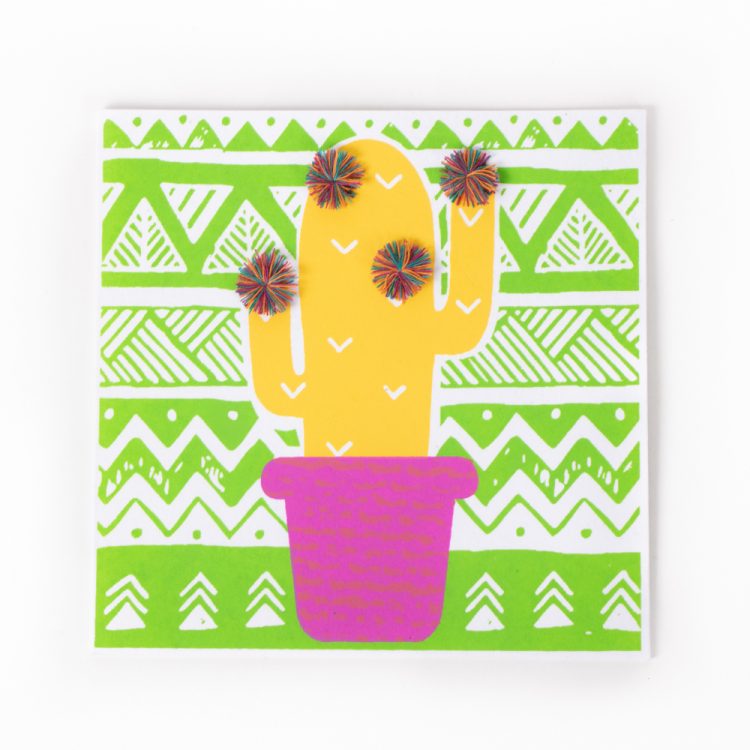 Cactus greeting card