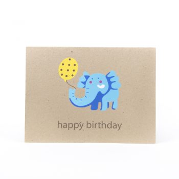 Elephant birthday card | TradeAid