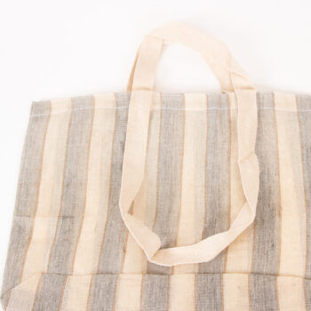 Grey stripe shopper | Gallery 1 | TradeAid