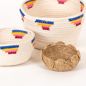 Cotton rope bowl (set of two) | Gallery 2 | TradeAid