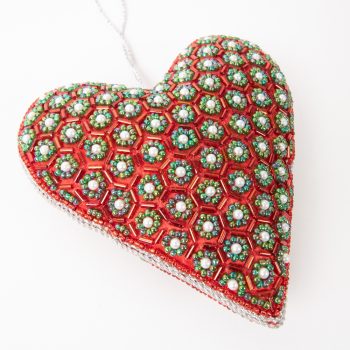 Beaded heart hanging | TradeAid