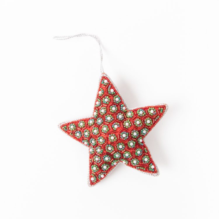 Beaded star hanging | Gallery 1 | TradeAid