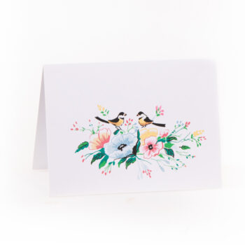 Sweet sparrows card