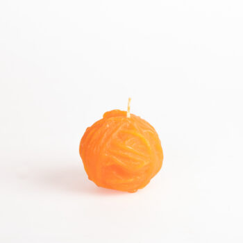 Orange twine ball candle | TradeAid
