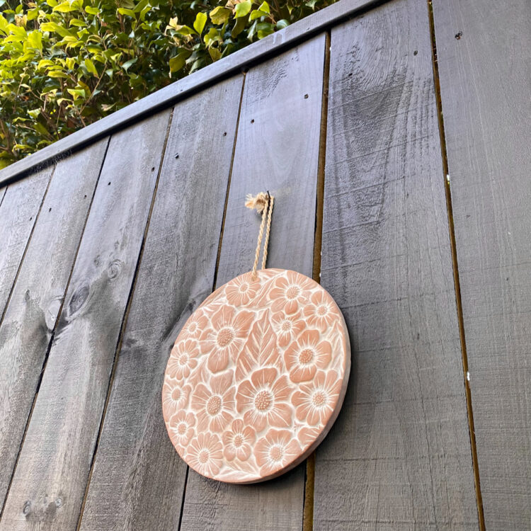 Floral terracotta wall hanging | Gallery 1