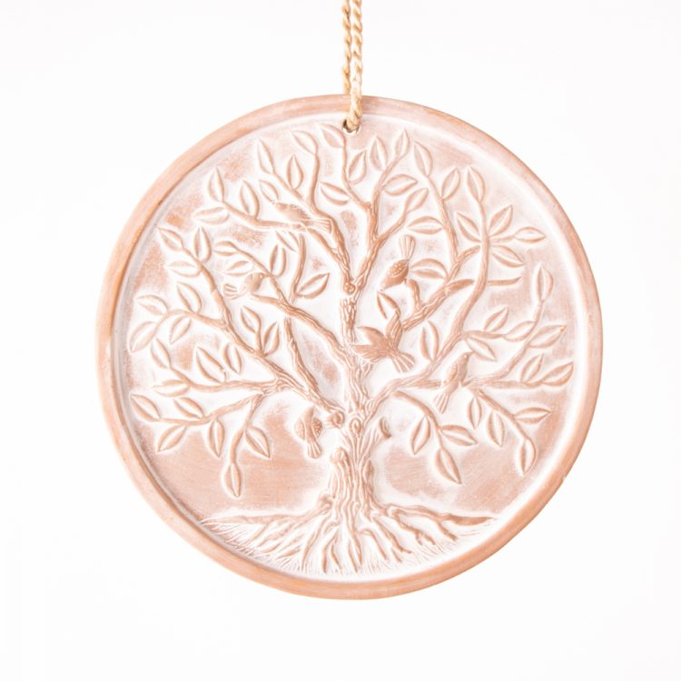 Tree of life terracotta wall hanging
