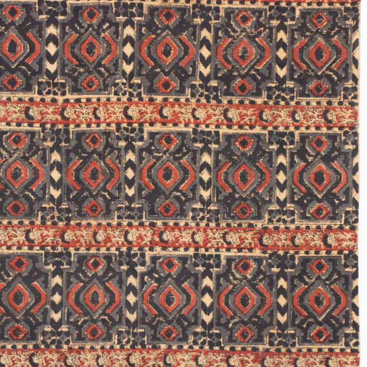 Medium fort design kalamkari rug | Gallery 2 | TradeAid