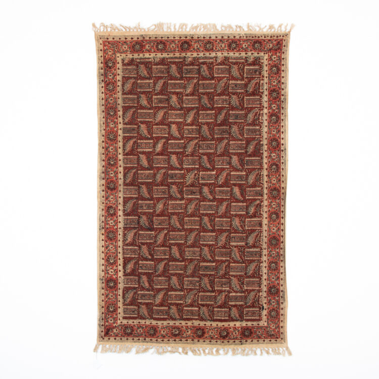 Medium fern kalamkari rug | Gallery 1 | TradeAid