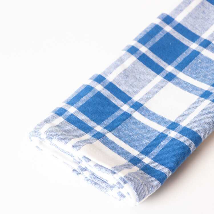 Blue check tea towel | Gallery 1 | TradeAid