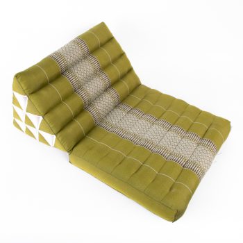 Green triangle thai pillow seat