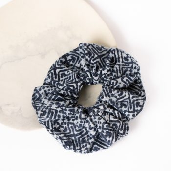 Indigo batik scrunchie | TradeAid