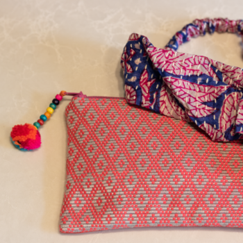Pink lahu purse | TradeAid