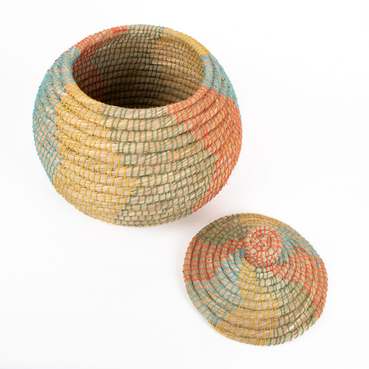 Kaisa cotton lidded basket | Gallery 2