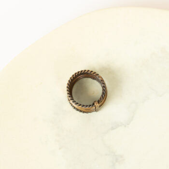Brass stacked ring | Gallery 1 | TradeAid
