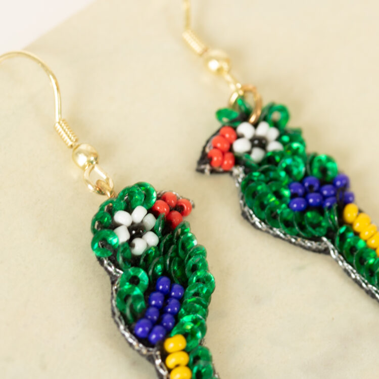 Parrot earrings | Gallery 1 | TradeAid