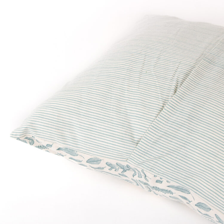 Blue leaf cushion cover | Gallery 1 | TradeAid