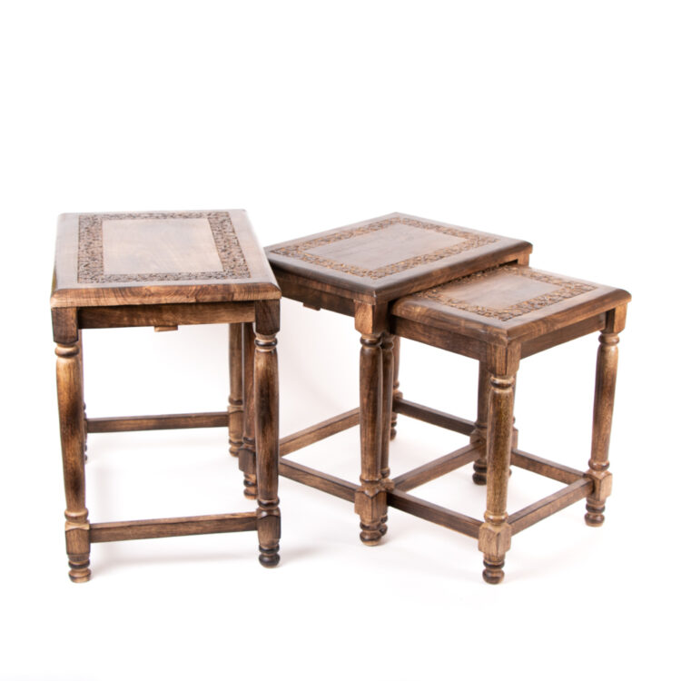 Mango wood nesting tables | Gallery 2 | TradeAid