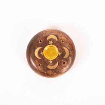 Star and moon incense stick holder