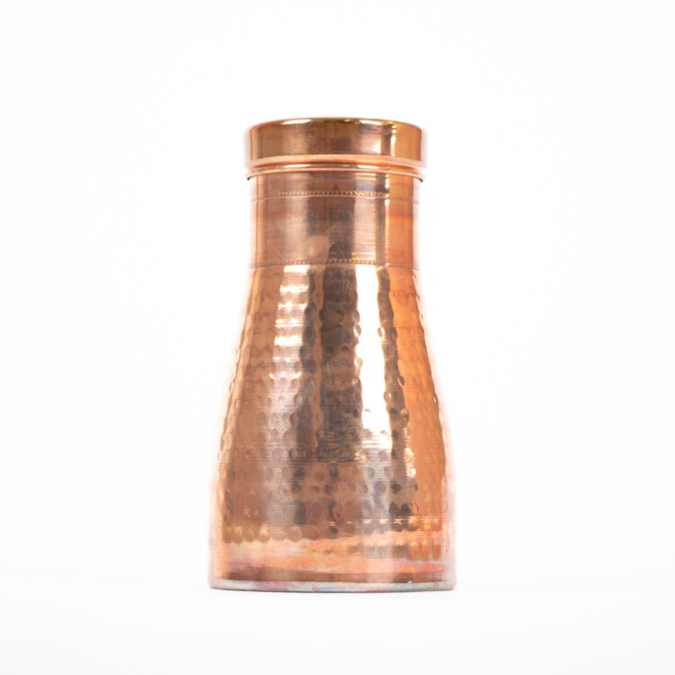 Copper bottle with cup | Gallery 1