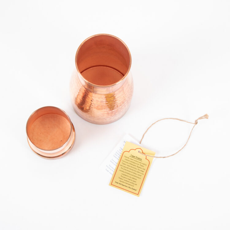Copper bottle with cup | Gallery 2