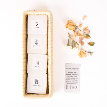 Floral soap gift pack