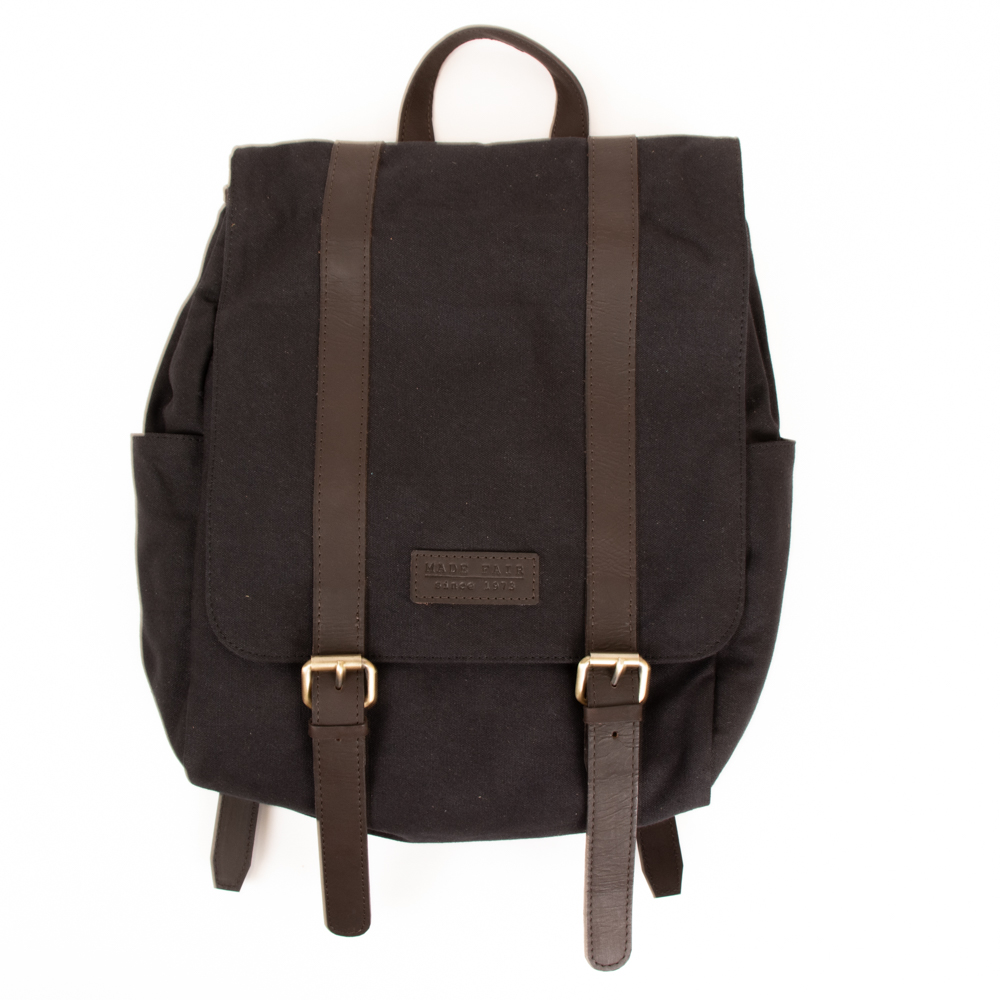 BLACK CANVAS BACKPACK Trade Aid