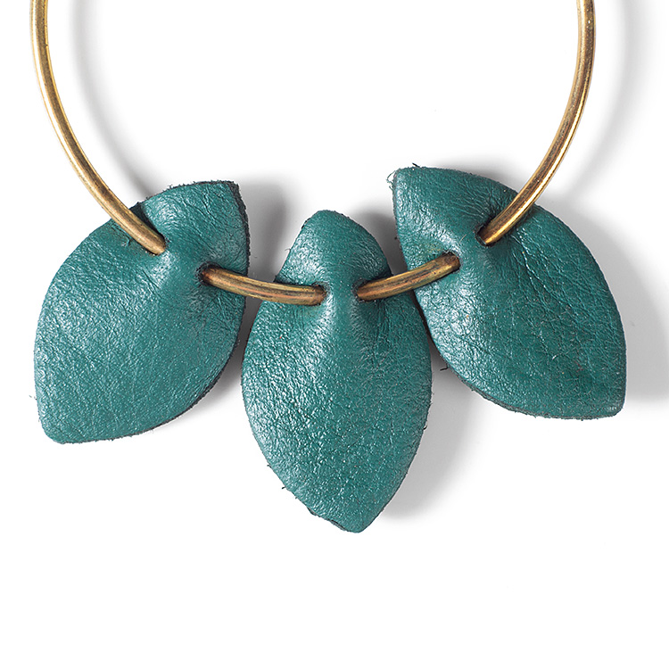 Leather offcut earrings | Gallery 1
