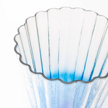 Blue ombré glass vase | Gallery 1 | TradeAid