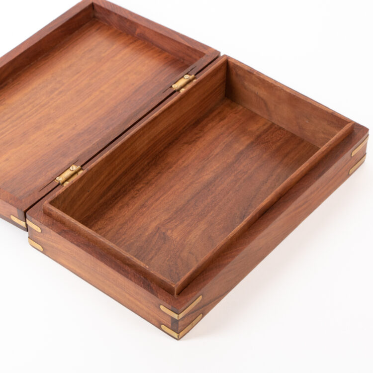 Floral and brass sheesham box | Gallery 1