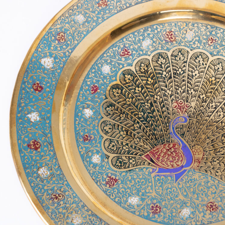 Peacock brass wall plate | Gallery 1 | TradeAid