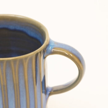 Blue stripe stoneware mug | Gallery 1 | TradeAid