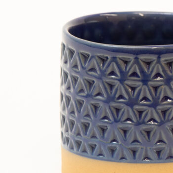 Blue triangle stoneware mug | Gallery 2 | TradeAid