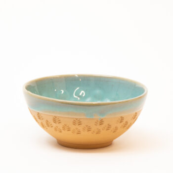 Fern stoneware bowl