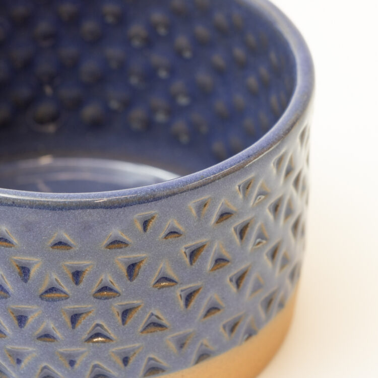 Blue stoneware planter | Gallery 2 | TradeAid