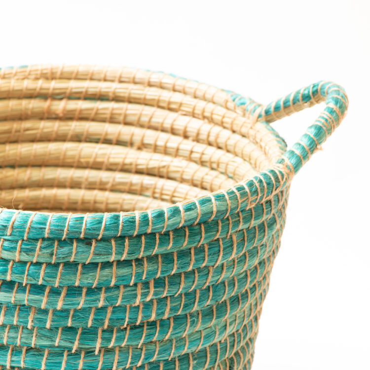 Turquoise kaisa basket | Gallery 1