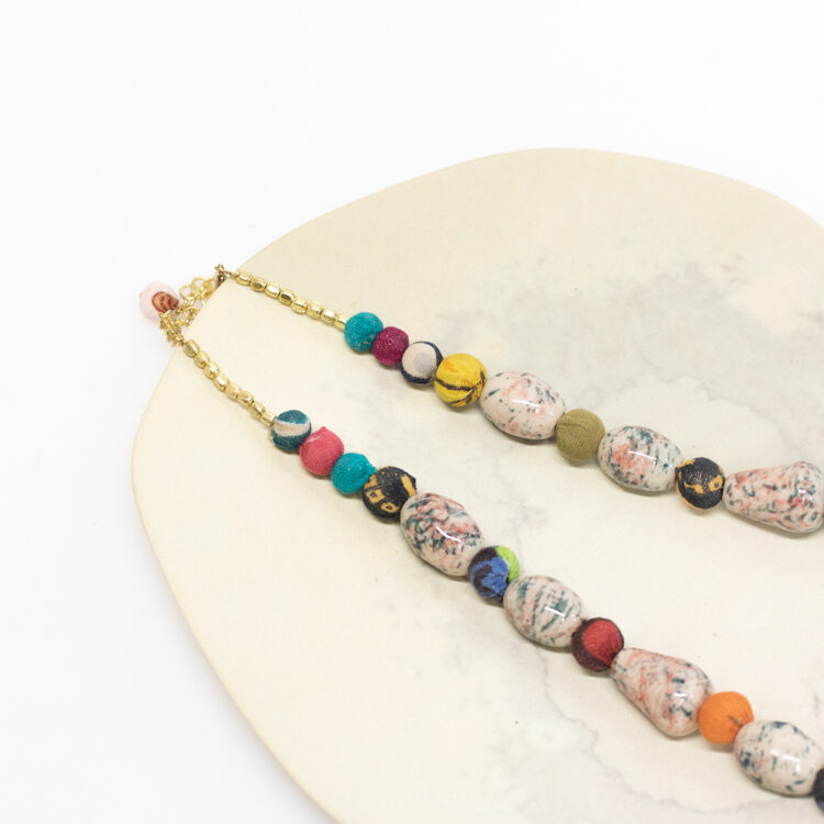 Ceramic bead necklace | Gallery 1