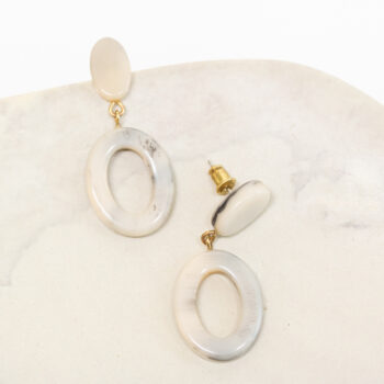 Marble resin earrings | Gallery 2