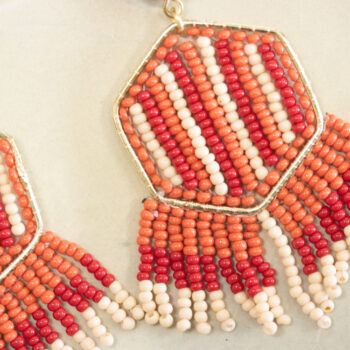 Sunset bead earrings | Gallery 2