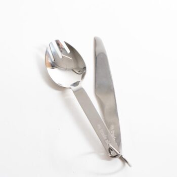 Stainless steel travel cutlery