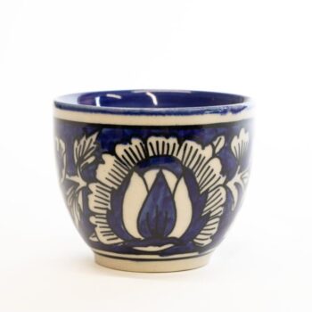 Ornate blue bowl