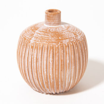 Terracotta bud vase