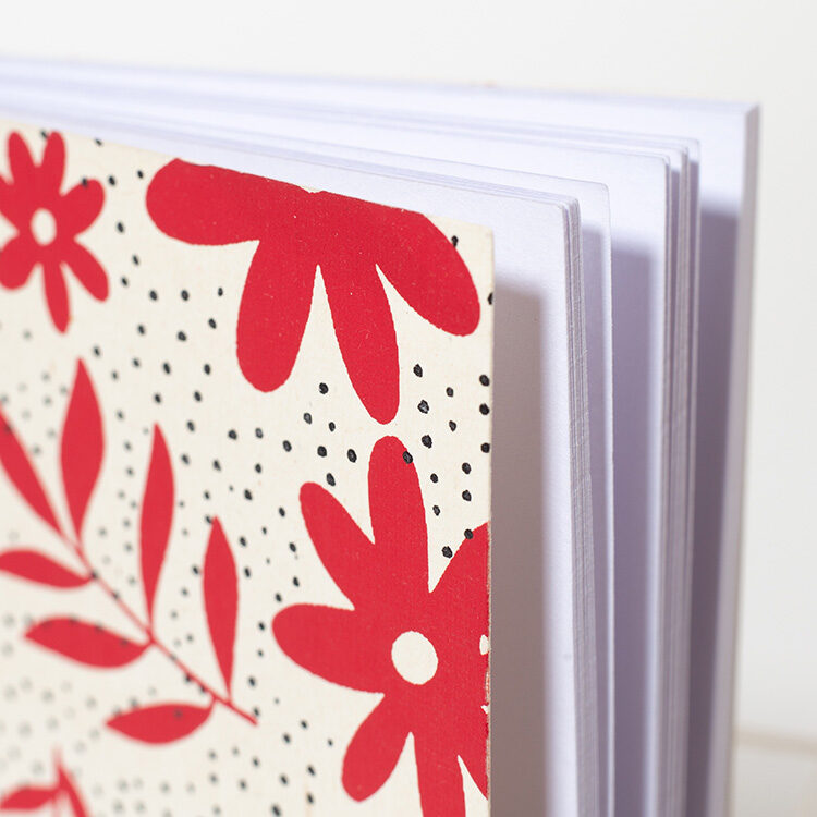 Red floral notebook | Gallery 1