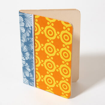 Yellow & blue notebook