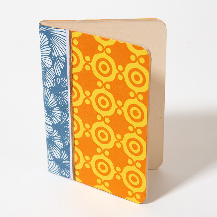 Yellow & blue notebook
