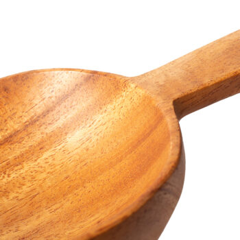 Large neem wood scoop | Gallery 2